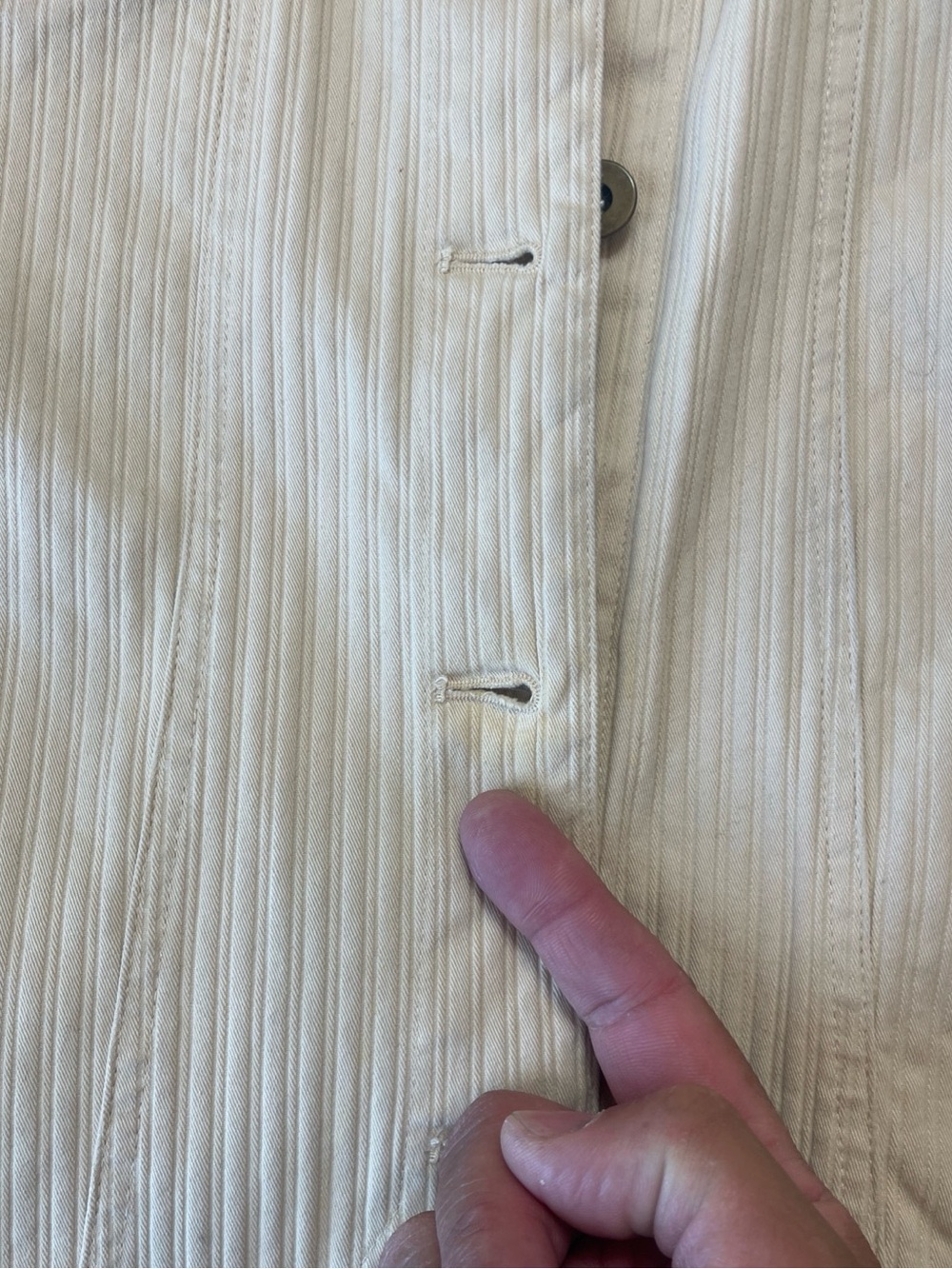 Coldwater Creek Cream Ribbed Textured Top - Picture 9 of 10